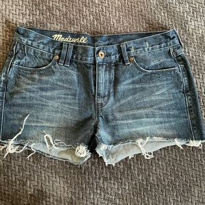 Madewell denim jean shorts